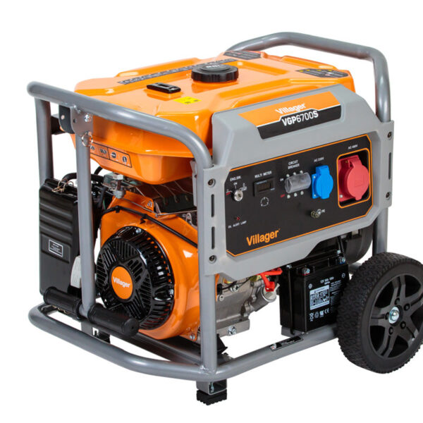 Villager VGP 6700 S - 6,5 kW Stromgenerator mit 400 V Drehstrom, Elektrostart & AVR - VI-055118