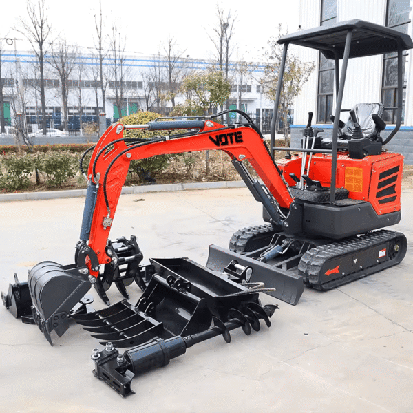 1-Tonnen-Minibagger EURO 5 mit Kubota-Motor