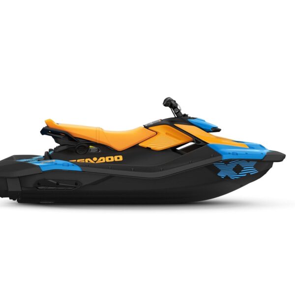 SeaDoo Spark Trixx 3UP 90 iBR Jetski Modell 2026 - Gulfstream Blue / Orange Crush