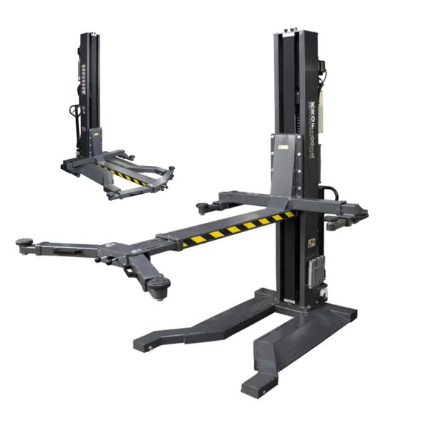 KROFtools 2.7 t 1 Säulen Hebebühne - Mobil Portabel 2700kg Pfosten - 9847
