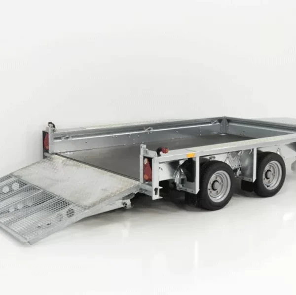 Ifor Williams Baumaschinenanhänger GX105 HD 3,5t|Auffahrrampe