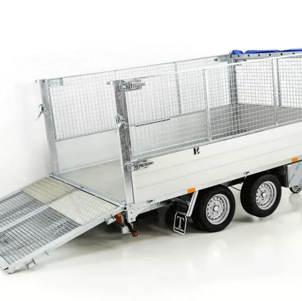 Twintrailer Multi-Heckkipper TT30-30 3,0t|120cm|Tandem|Netz