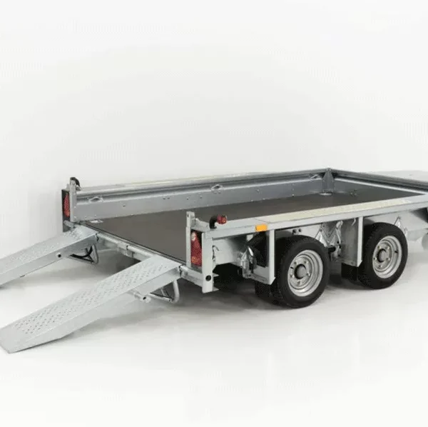 Ifor Williams Baumaschinenanhänger GX105 HD 3,5t|Auffahrschienen