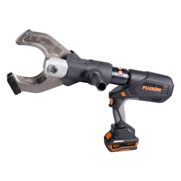 Fluxon 18V Profi Akku Kabelschere inkl. 2x 4,0Ah Akkus 105mm 120kN Kabelschneider – ICC105BC2
