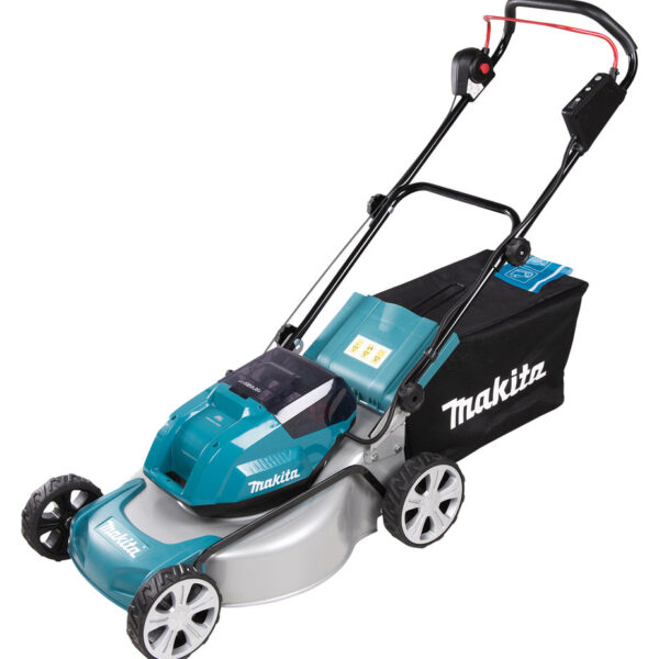 Makita Akku-Rasenmäher 2x18 V mit Stahldeck und 46 cm Schnittbreite - DLM463Z