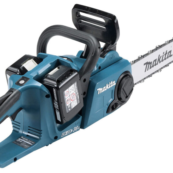 Makita 2x 18 V Akku-Kettensäge – 35 cm Schwert, 20 m/s Kettengeschwindigkeit & bürstenloser Motor - DUC353PG4