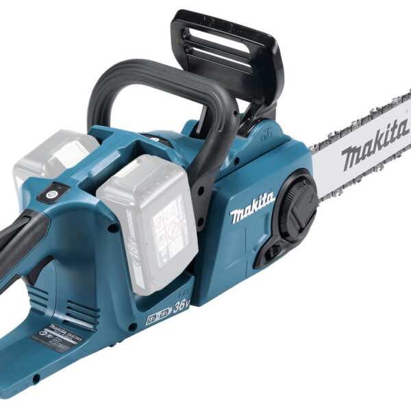 Makita 2 x 18 V Akku-Kettensäge – 35 cm Schwert, 20 m/s Kettengeschwindigkeit, bürstenloser Motor - DUC353Z