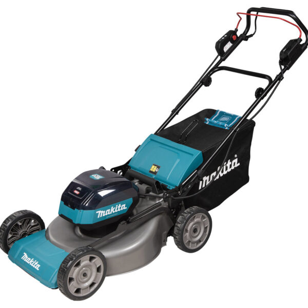 Makita Akku-Rasenmäher mit Stahl-Mähdeck und Dual-Akku-System - LM002GT204