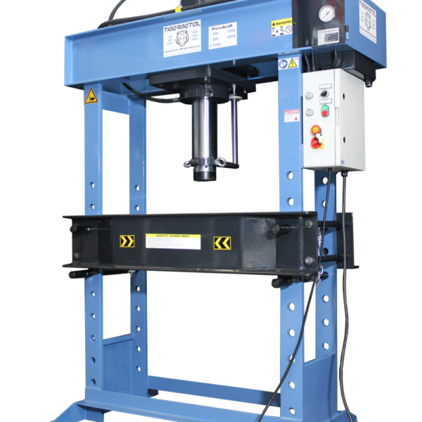 Tigermetal Hydraulische Werkstattpresse 150 Tonnen Automatik – Serienfertigung auf Industrie-Niveau - TMWH150A