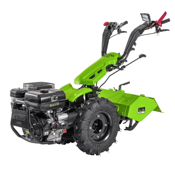 VITO Bodenfräse 14 CV Benzinmotor – Motorgeräteträger 14 PS mit Bodenfräse, Einachsschlepper, E-Starter - Modell VIM14