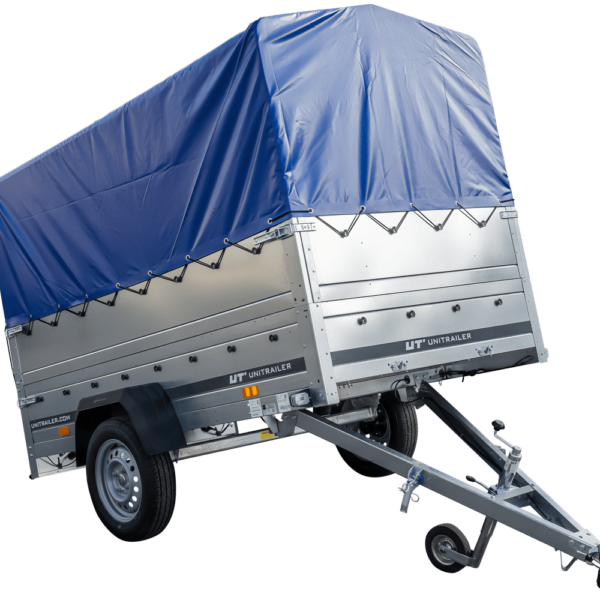 Führerschein B Anhänger GARDEN TRAILER 230 KIPP mit Stützrad, zusätzlichen Bordwänden, Hochplane und Hochspriegel H800