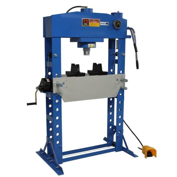 MAMMUTH 75t Werkstattpresse Druckluft - 75t Industriepresse – SP75HAL