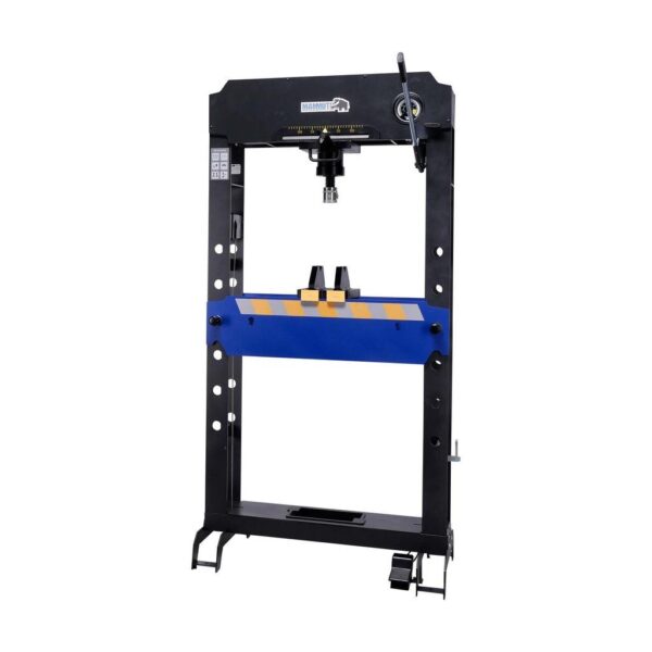 MAMMUTH 30t Lufthydraulische Werkstattpresse mit breitem Tisch und Fußpedal – SP30HAMB