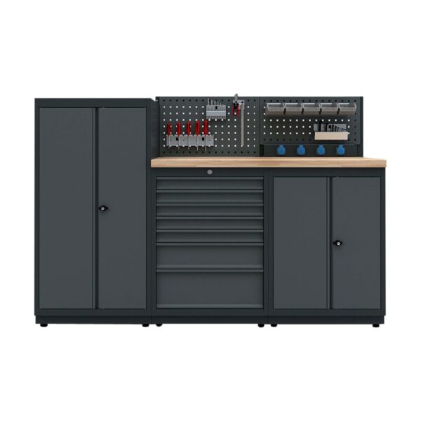 TOOLBOX4YOU Bullram Expert Serie - Werkstattmodul B Profi Werkbank – BGMODB