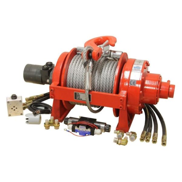 TORSO 9t Hydraulik Seilwinde 24V 9072kg Hydraulische – CW20H24