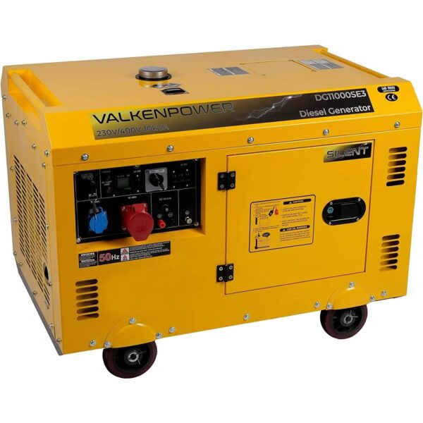 Valkenpower AVR 10kVA Diesel Silent Stromerzeuger, 8KW Generator – DG11000SE3