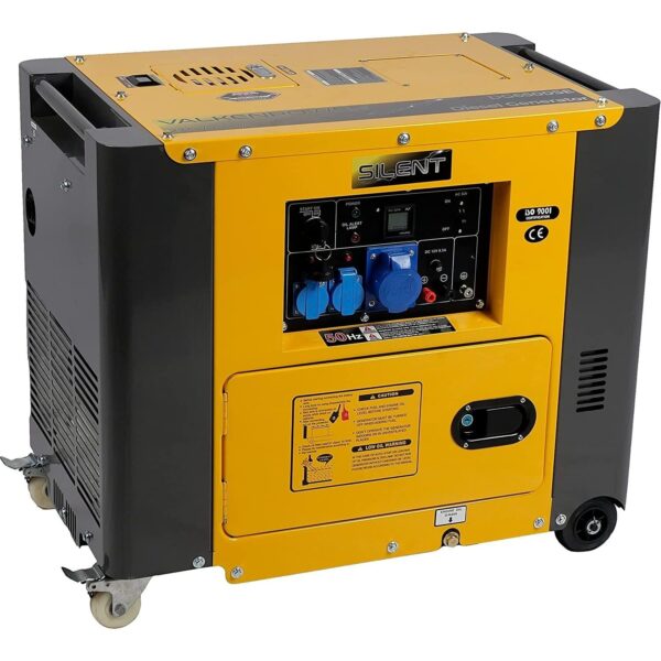 Valkenpower Diesel Generator AVR E-Start Stomerzeuger Silent - 230V 6kVA – DG6500SE