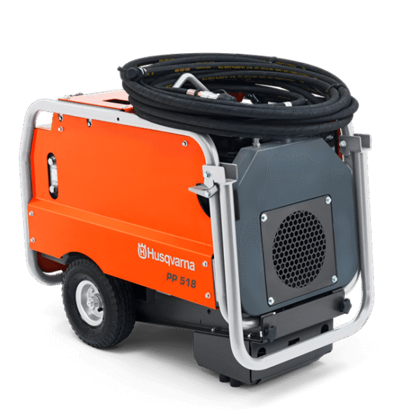 HUSQVARNA PP 518 , benzinbetriebenes Hydraulik-Aggregat